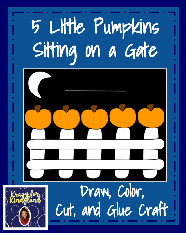 5 Little Pumpkins Sitting On A Gate Printable Portal Tutorials