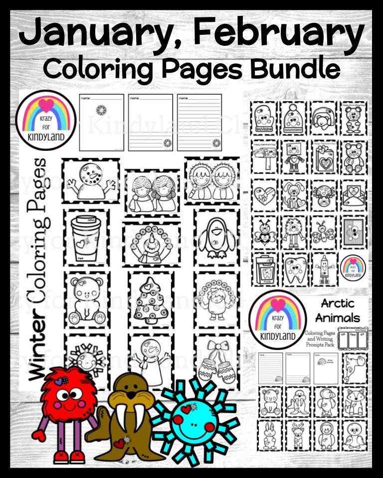 Winter Coloring Pages, Kids Winter Coloring Pages, Winter Coloring
