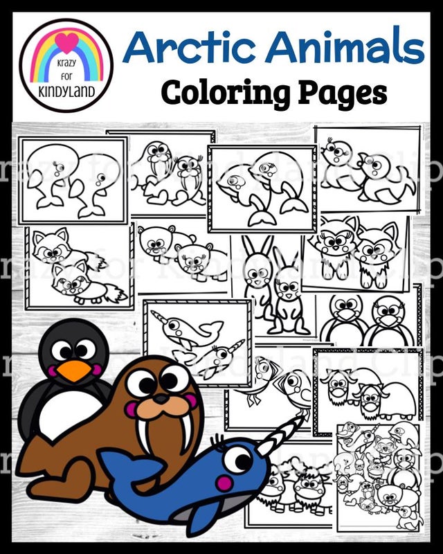 January Coloring Pages MEGA Bundle: Winter, Snowman, Arctic Animals