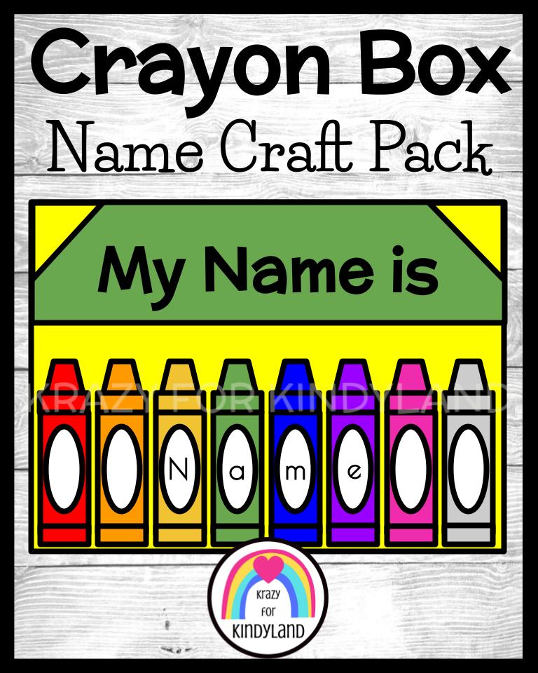 The Crayon Box Name Craft You NEED To Make! - Natalie Lynn Kindergarten